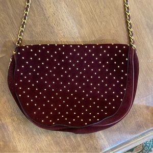 Vintage Alto Estilo Dover leather suede crossbody bag